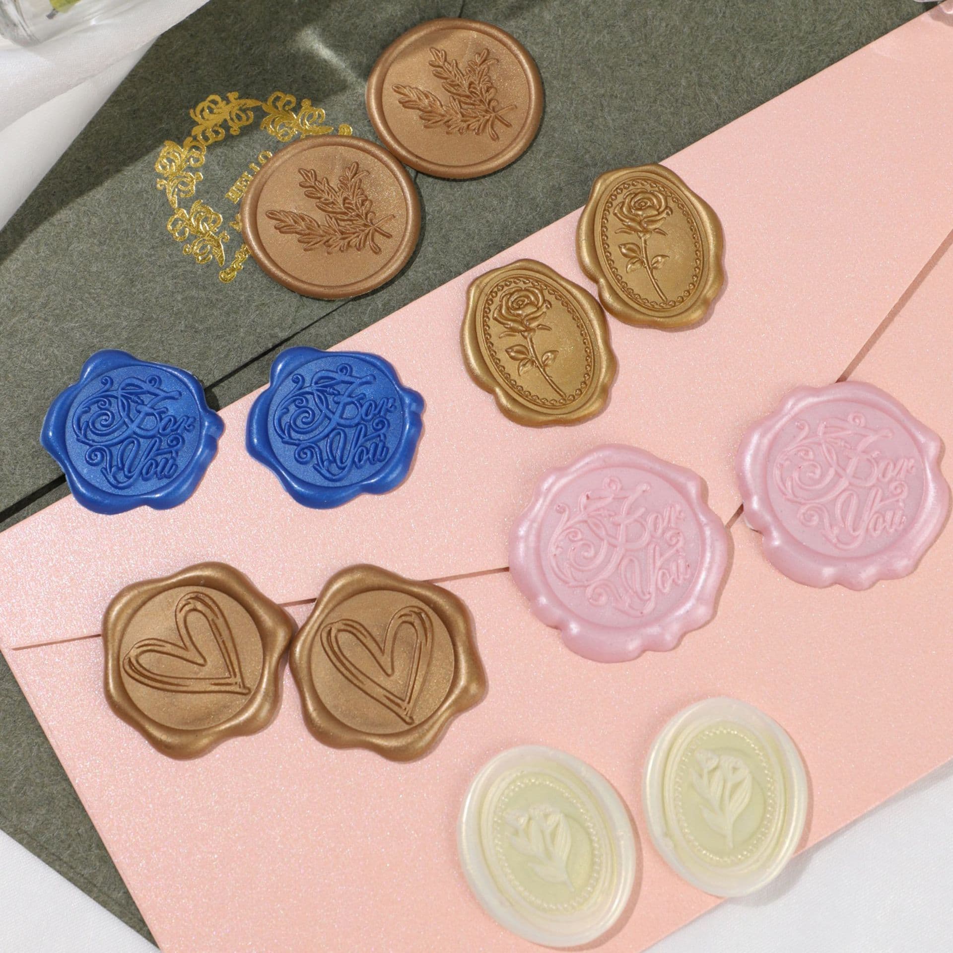 Cross-Border New Product Wax Seal Label Custom Manufacturer Wax Label Sticker Envelope Label Wax Seal Sticker Wax Seal Label