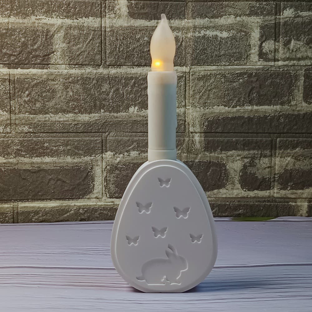 S1317 Easter Egg Candlestick Pendant Decorative Plaster Mold DIY Silicone Mold