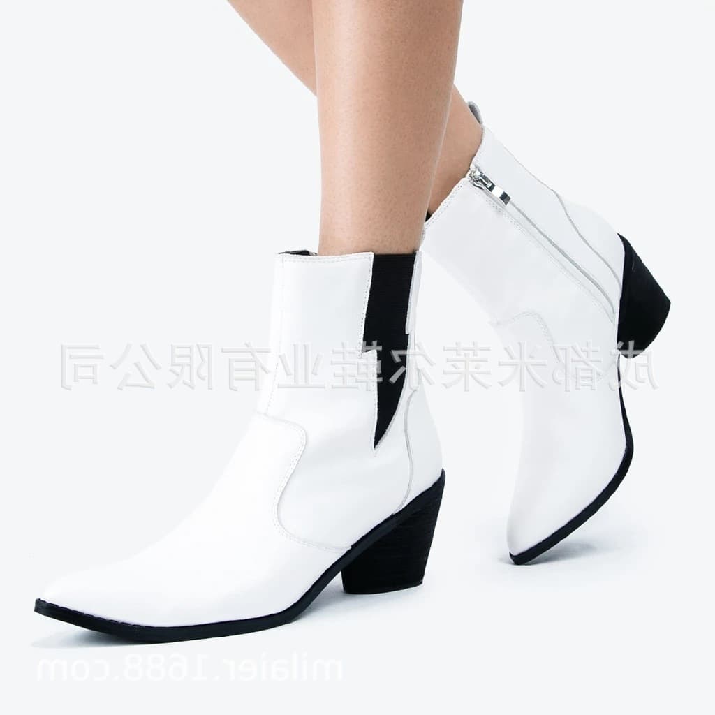 Women's Pointed Toe Suede Japanese Style Leather Boots, Pull-On Boots, Fashion Boots, Height-Increasing Roman Boots, High Heel Women's Shoes, First-Hand Supply