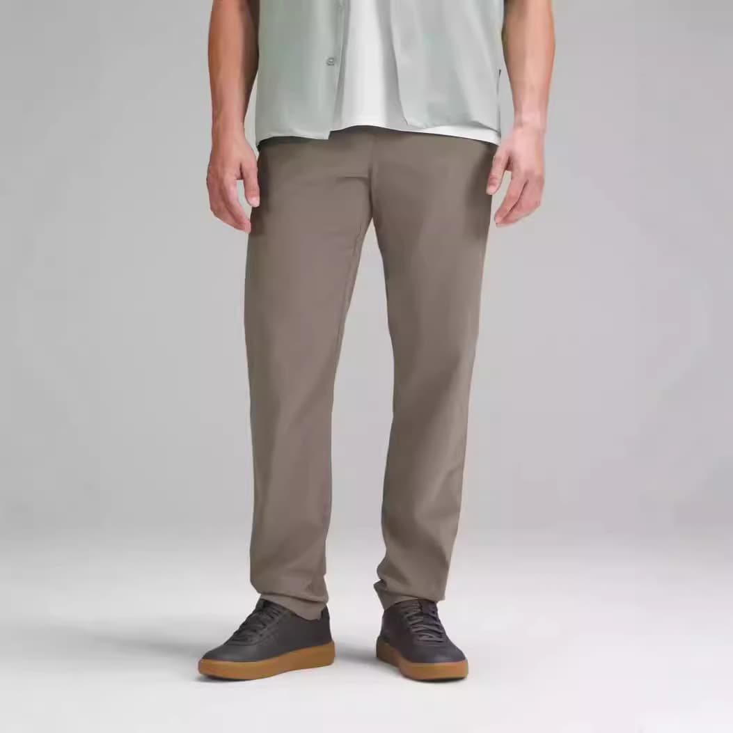 luLU Style Affordable Replacement ABC Men's Classic Tailored Long Pants Woven Business Four-Sided Stretch Casual Pants 7051