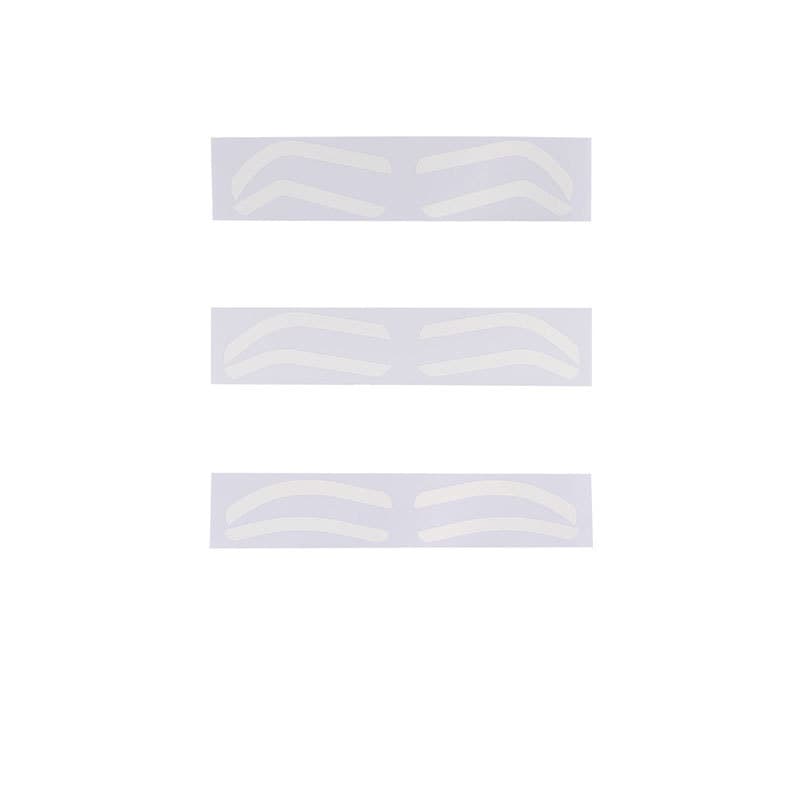 Disposable Tattoo Design Positioning Stencil for Eyebrow Embroidery Makeup Aid, Eyebrow Sticker Template for Airbrush PMU Eyebrows