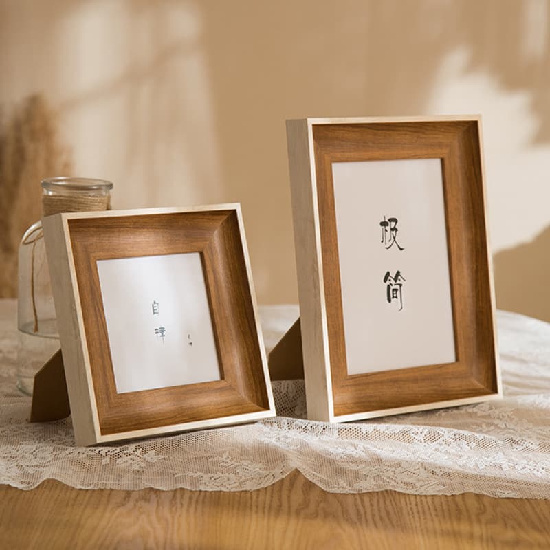 Nordic Picture Frame 7 8 6 Inch Plastic Photo Frame Making A4 Photo Frame Hook Wall Mount Tabletop Photo Studio Frame Wholesale