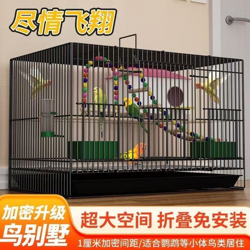 Large Bird Cage for Pets, Parrot Cage for Cockatiel, Myna Bird, Pigeon, Drop Shipping