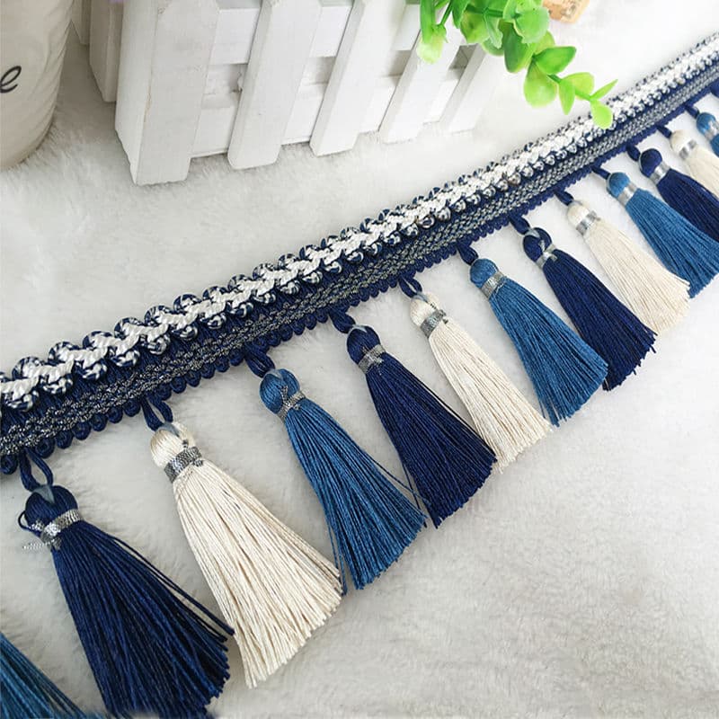 Yitou Sanmi Fringe Valance Tianhe Lace Trim Decorative Fabric Sofa Clothing Lace European Curtain Tassel Accessories