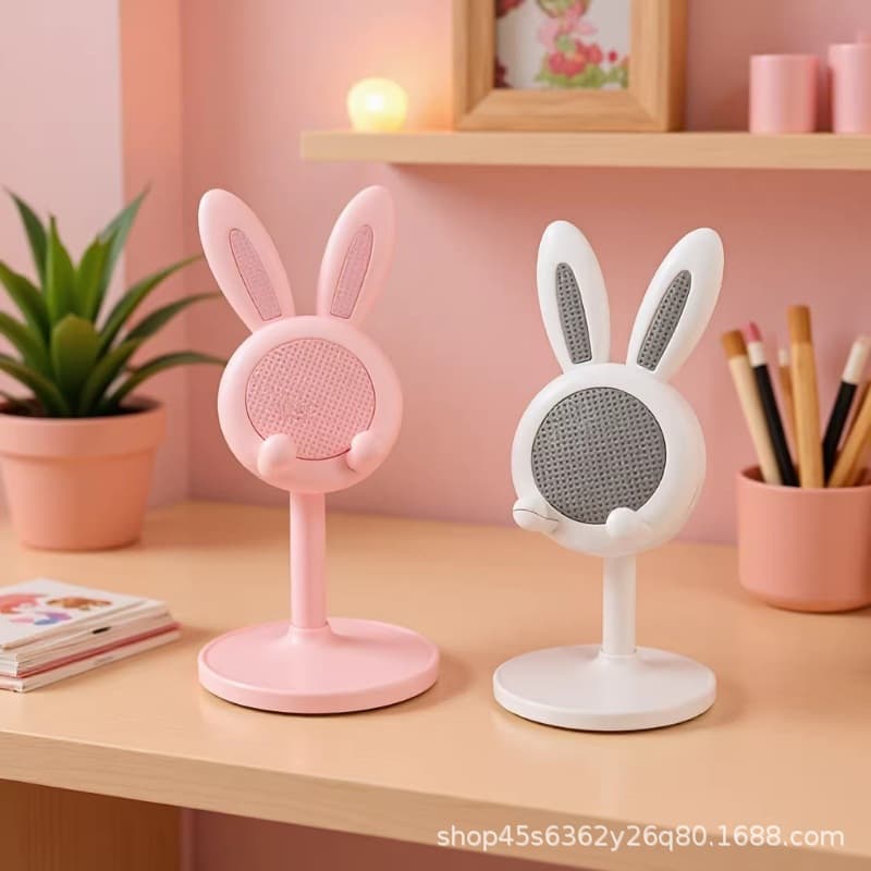 Popular Phone Desktop Multi-Function Adjustable Rabbit Phone Stand Cartoon Cute Rabbit Stand