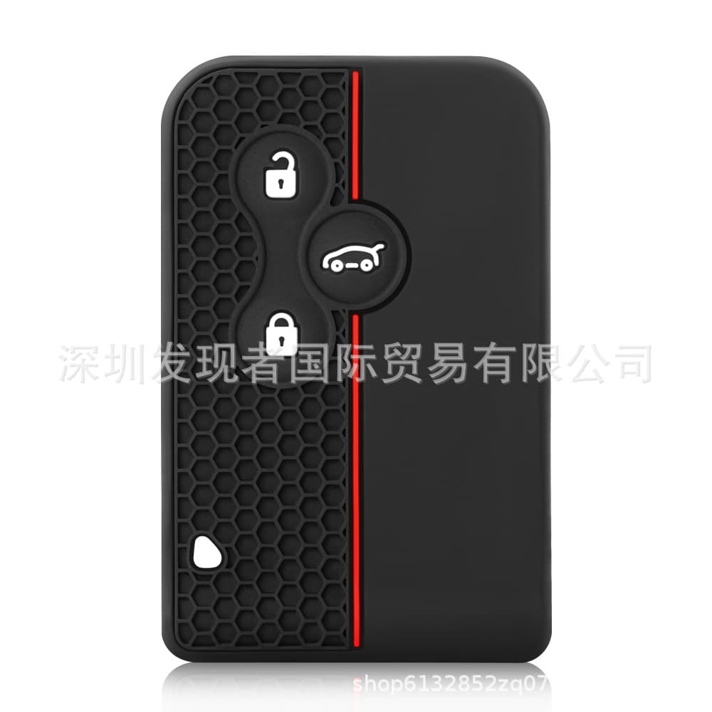 Silicone Key Case Cover for Renault Megane 3 Button Remote Key Fob Protector