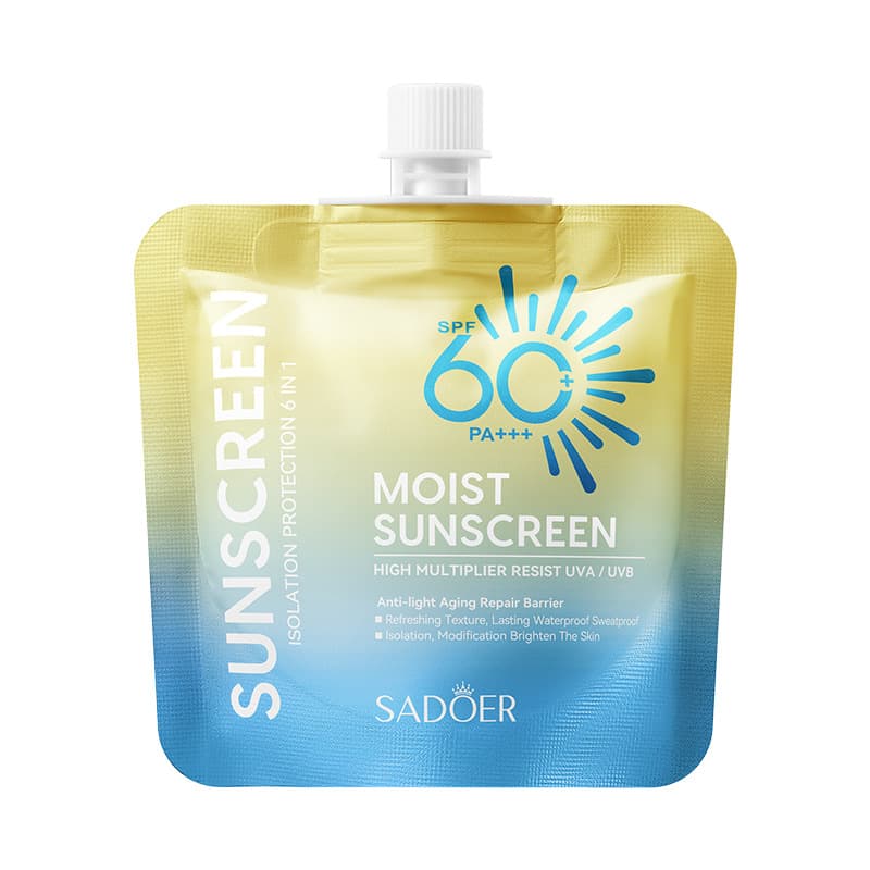 SADOER HIGH SPF SUNSCREEN SPF60 UV Protection Isolation Sunscreen for Cross-Border Sales