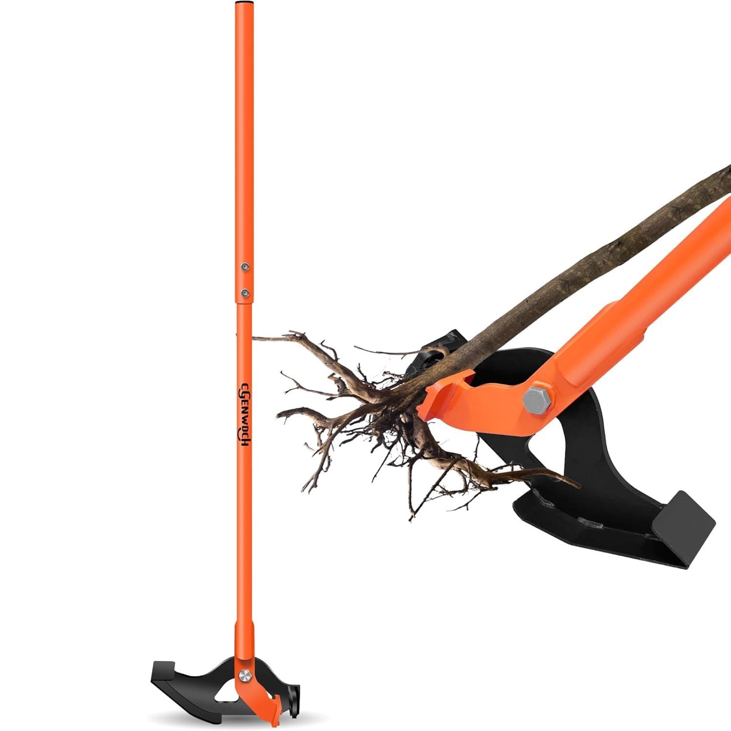 Large-size sapling pull rod, heavy-duty high-leverage tree pulling tool.