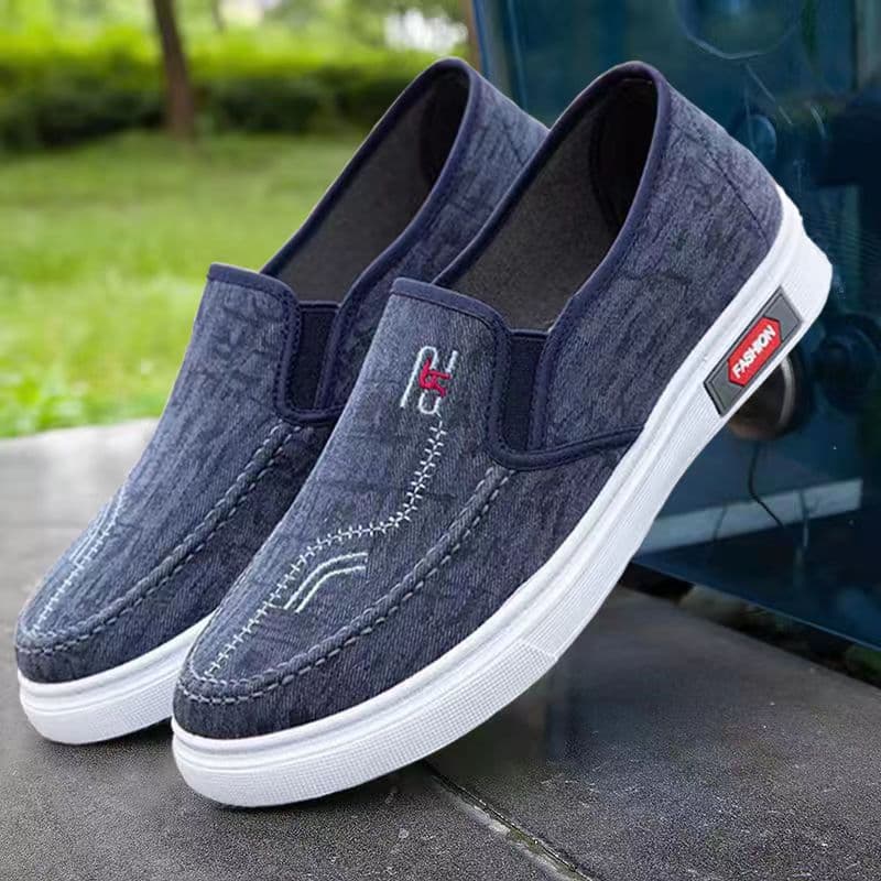 Men's New Style Beijing Cloth Shoes Casual Slip-On Canvas Shoes Spring Summer