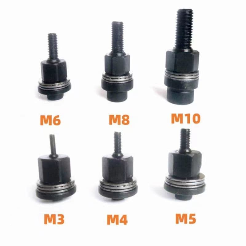 Rivet Nut Simple Tool Household Car License Plate Sheet Metal Manual Nut Head Flat Head Rivet Nut Rivet LMWE
