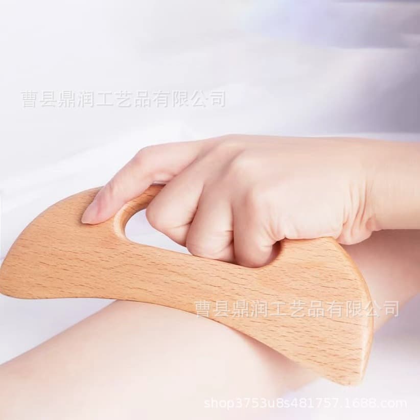 Wooden Gua Sha Board for Body Scraping, Muscle Fatigue Massage, Neck, Back, Face, and Leg Unblocking