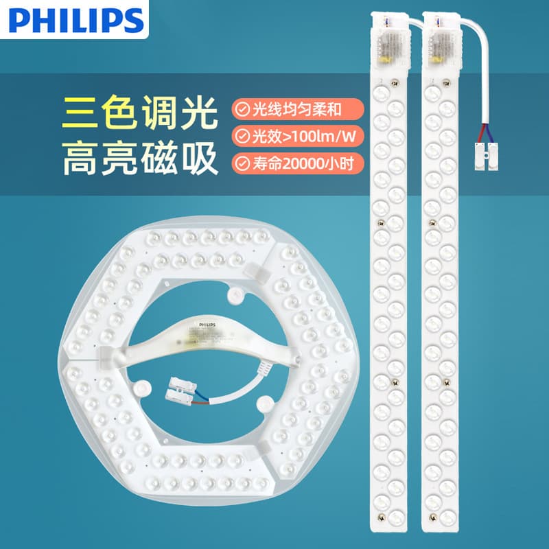 Philips LED Ceiling Light Core 10W Ceiling Light Retrofit Replacement Ring Tube 2D Module 24W 36W 20W