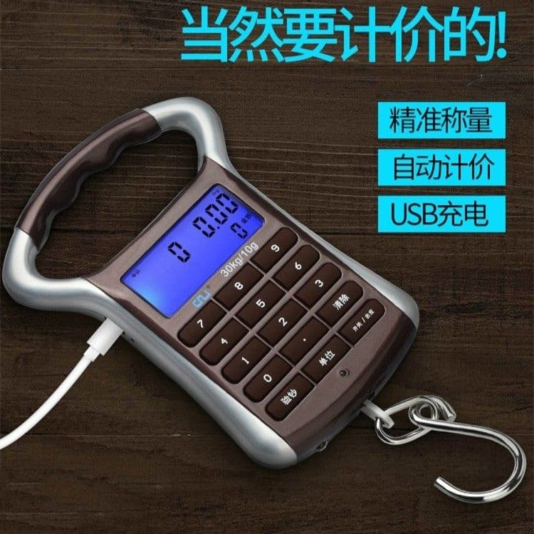 Rechargeable pricing scale cnw electronic scale commercial vegetable selling scale portable scale express scale spring scale shopping hook scale