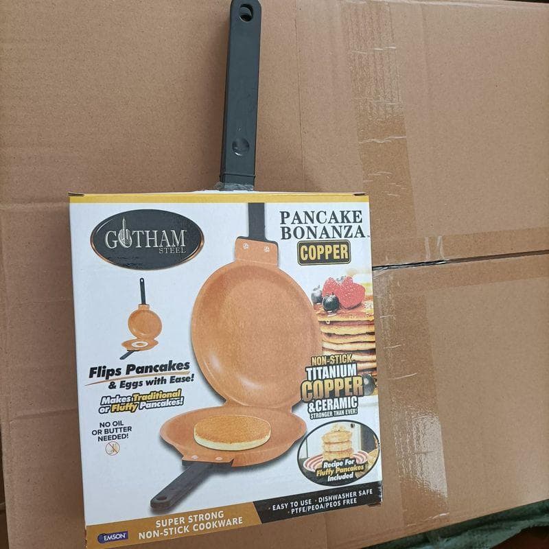 Cross-border Amazon cake pan, Mexican folding non-stick frying pan, double-sided folding breakfast frying pan