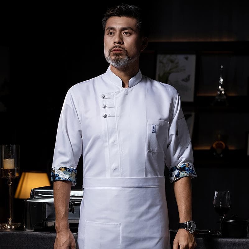 Chef Uniform Men Long Sleeve Short Sleeve Restaurant Hotel Kitchen Clothing Server Chef Coat Women