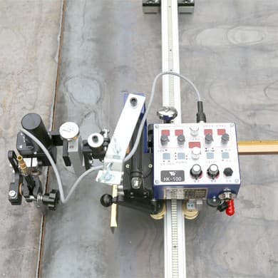 Shanghai Huawei HK-100 Standard Magnetic Guide Rail Linear Welding Carriage Automatic Device