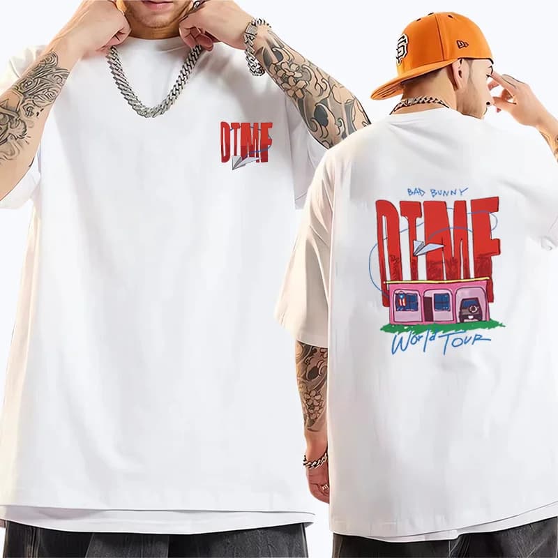 [Cross-border EU Size] Singer Bad Bunny DTMF World Tour 2026 NEW T-Shirt