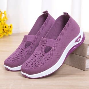 Custom Cloth Shoes for Women, Anti-slip Soft Sole, Wide Foot Walking Shoes, Comfortable Loose Flat Shoes, Cloth Shoes for Middle-aged and Elderly Mothers