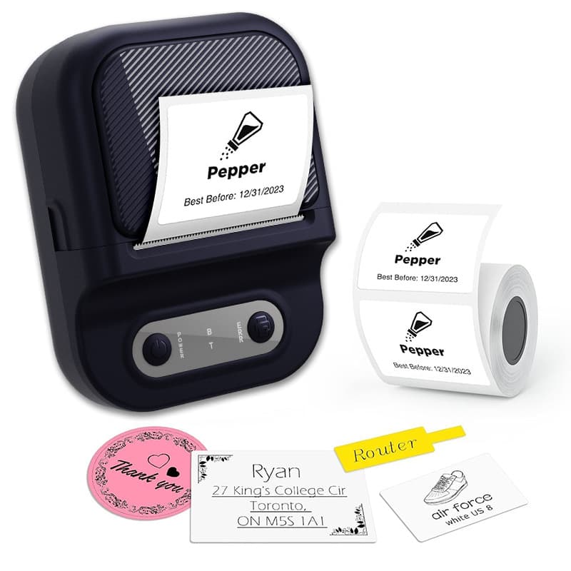 Cross-border Commercial Label Printer Household Handheld Portable Bluetooth Price Label Maker Smart Label Machine for Journaling and Organization