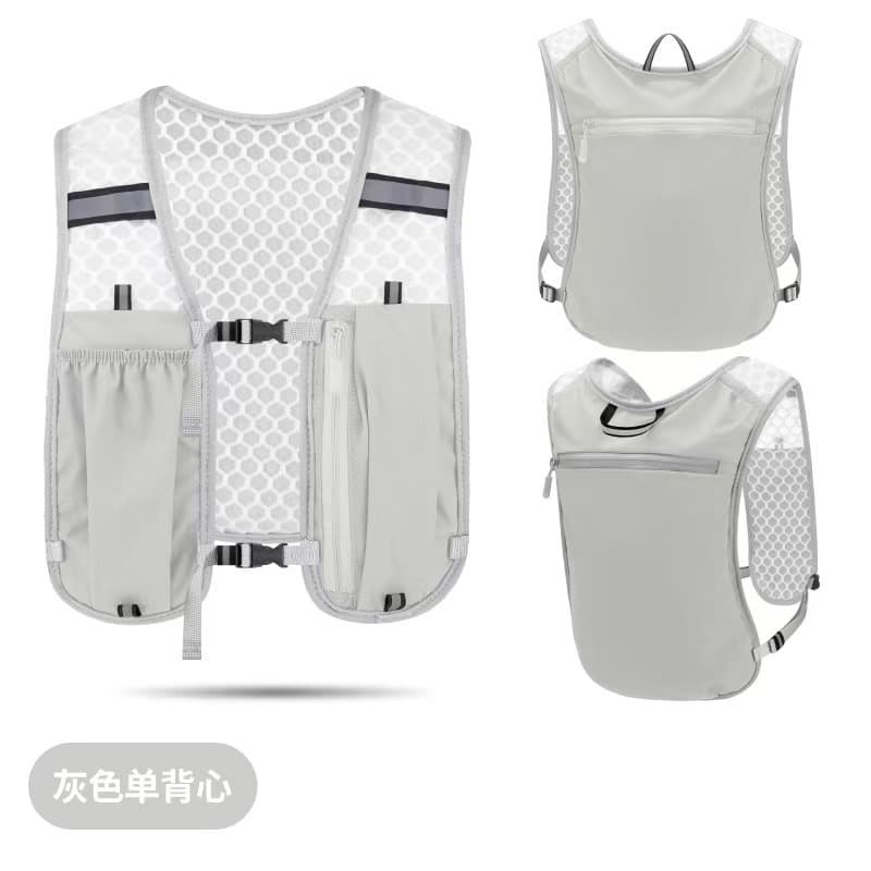Running Phone Pouch Outdoor Hiking Vest Bag Cycling Hiking Vest Pack Lightweight Sports Storage Backpack Water Bottle Bag
