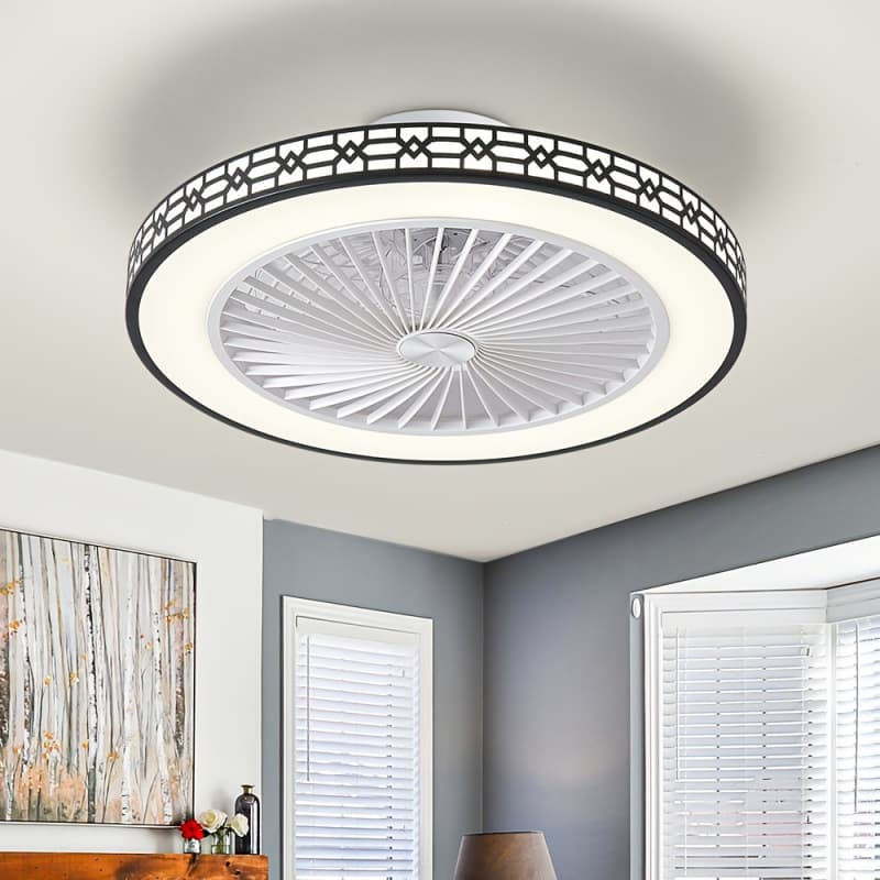 2026 New Cross-border Dropshipping Model 20 Modern Recessed Bladeless Ceiling Fan
