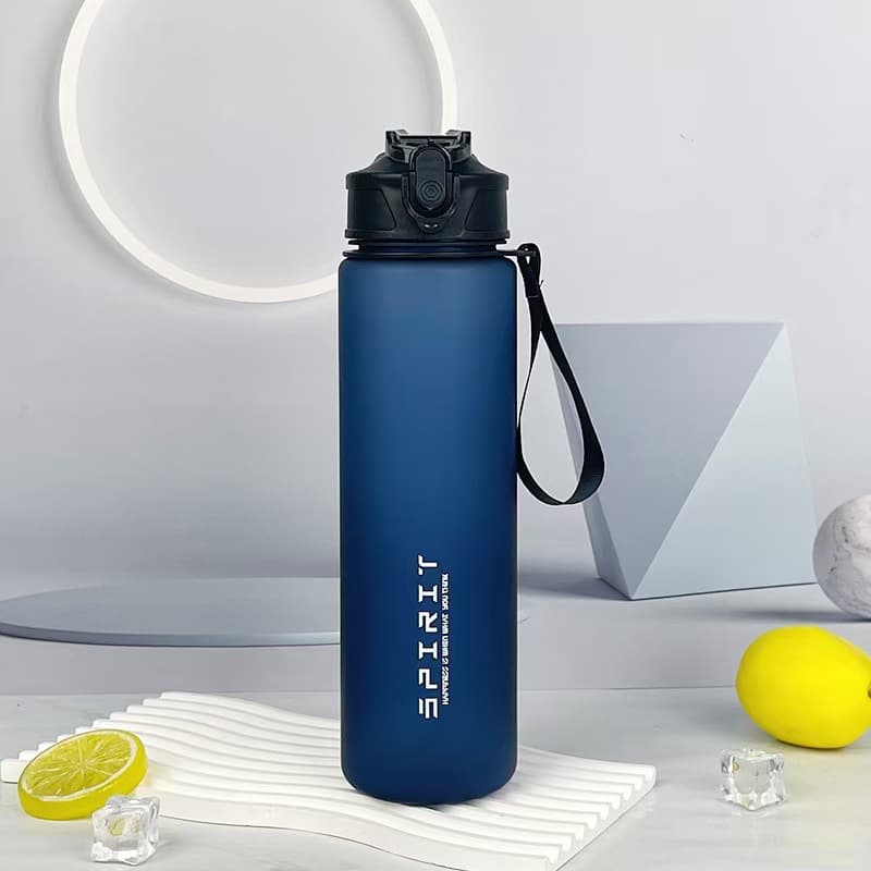 Extra Large Capacity Space Cup Portable Plastic Cup with Straw, Fitness Sports Water Bottle, Wholesale Cross-Border Water Cup