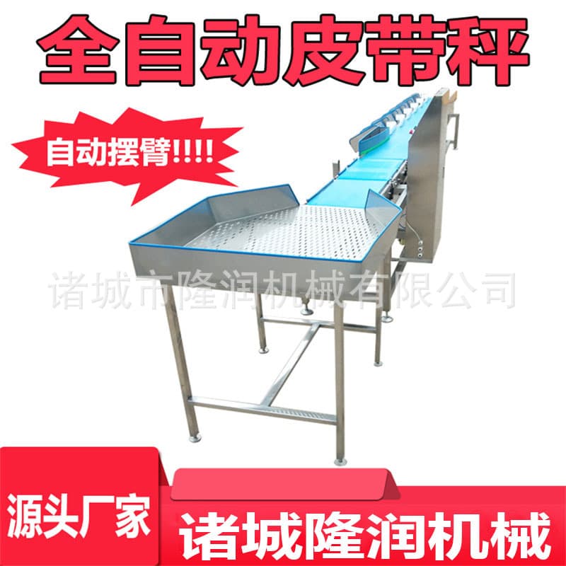 Swing-arm Belt Scale Qingjiang Fish Carp Belt Fish Mackerel Weighing and Sorting Machine White Striped Chicken Duck Frog Grading Scale