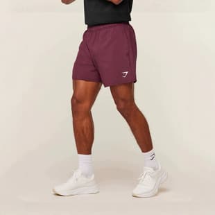 GYMSK 3/4 Length Elastic Running Fitness Muscle Quick Dry Track Sports Short Sleeve Shorts Men