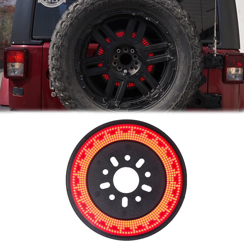 Suitable for Jeep Wrangler JKJKU JLJLU spare tire light brake light ambient light Wrangler modification accessories