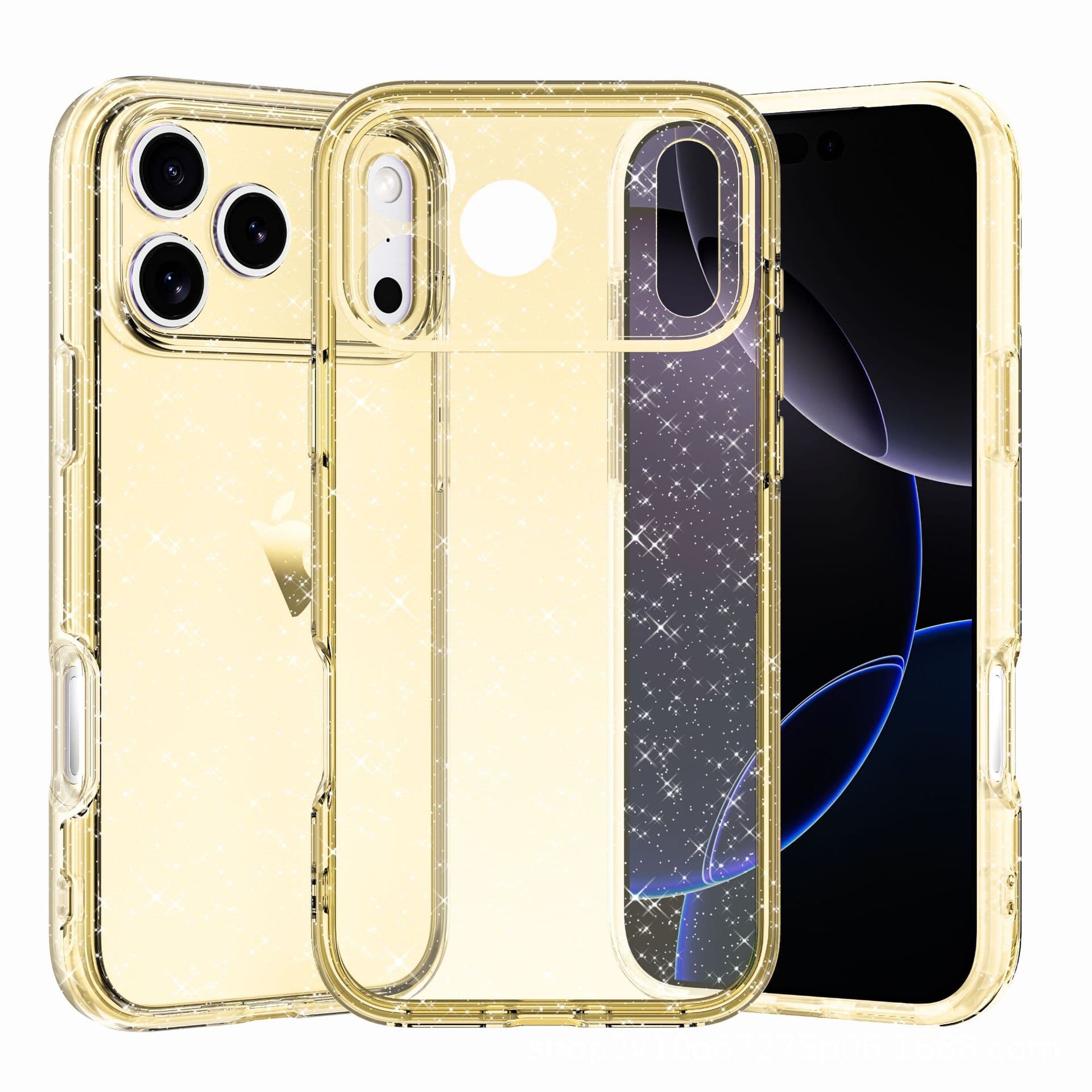 Compatible with iPhone 18 Fold Ultra Transparent Drop-Resistant Ultimate Apple 18 Pro Precision Hole Europe and America Phone Case Cover