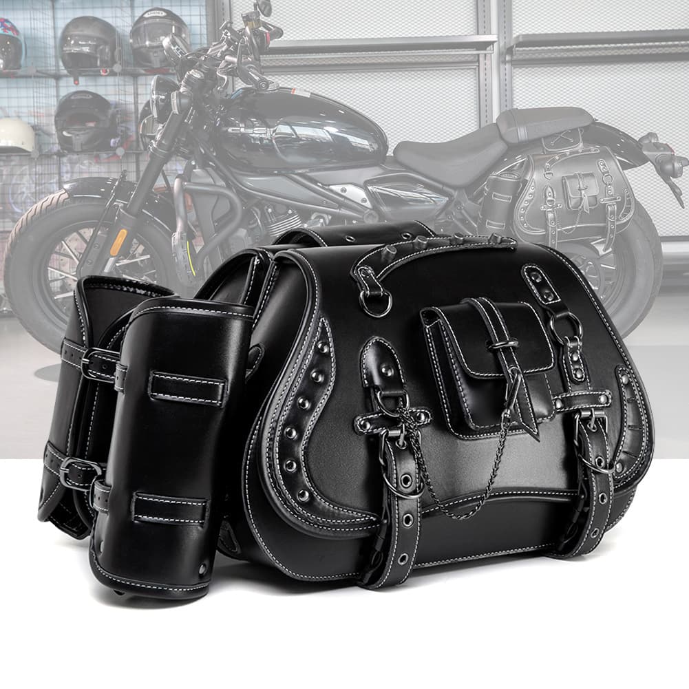 European and American Motorcycle Side Bag Saddlebag Harley Cruiser Modified Rider Bag Tool Bag