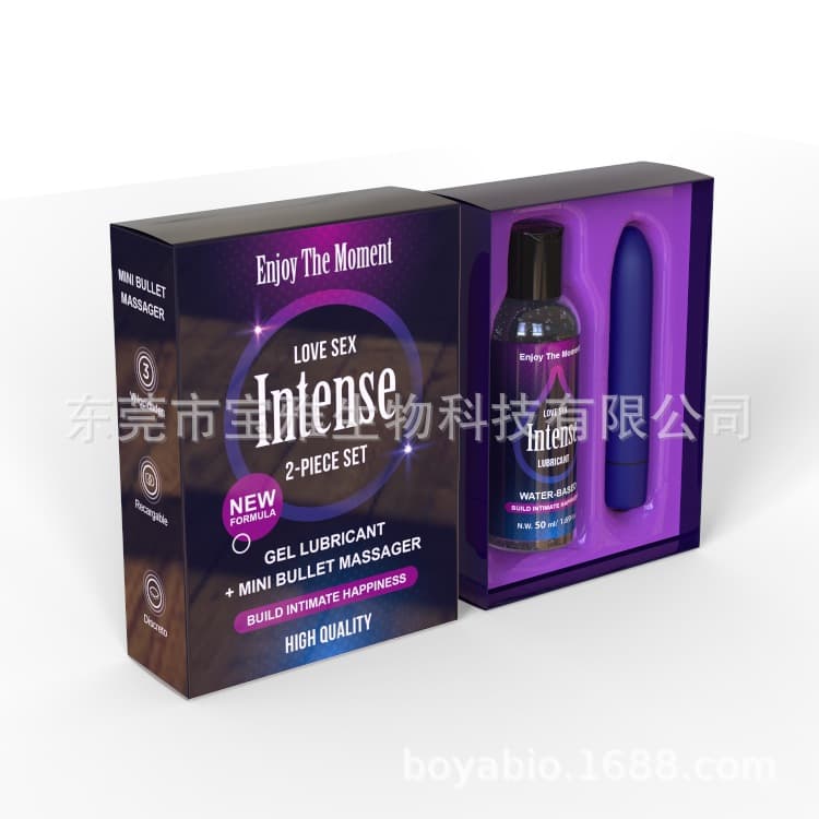 Adult Sex Toy 10-Speed Bullet Vibrator with 50ml Lubricant, Cross-Border Export Amazon OEM