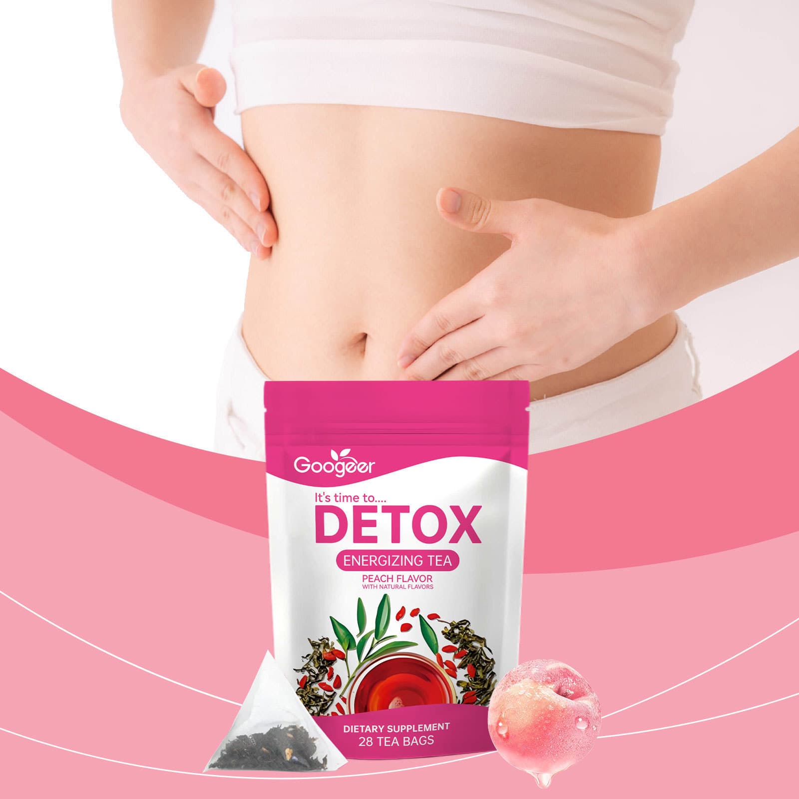 GOOGEER Body Care Tea Slimming Firming Body Shaping Green Tea for Women