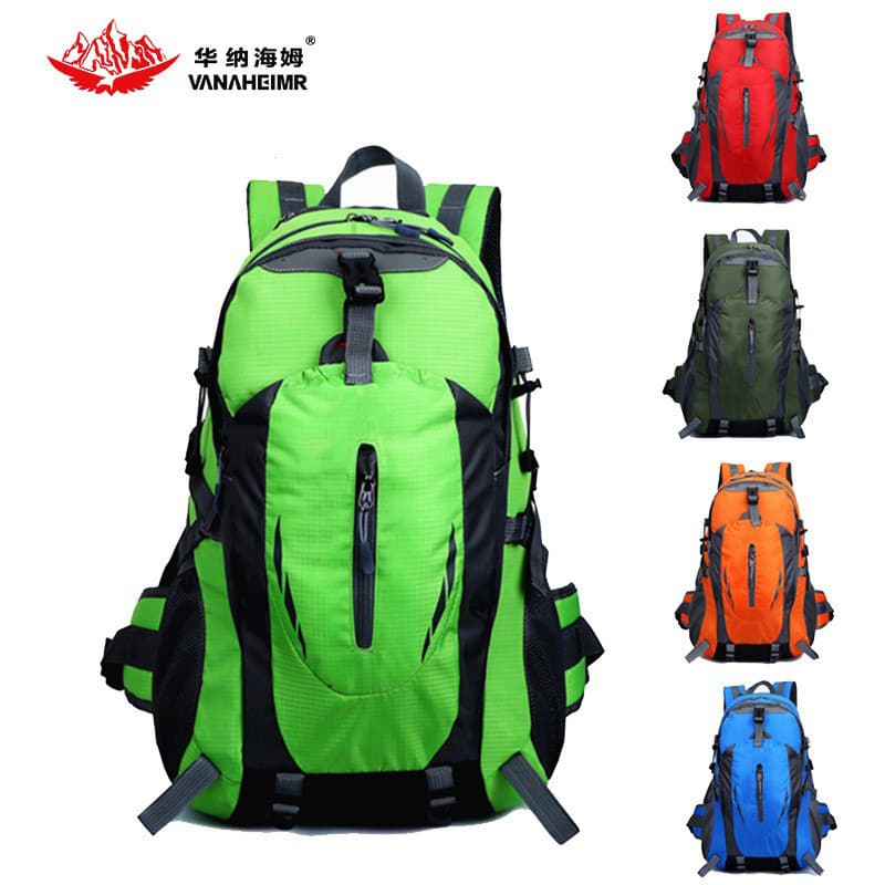 New Cross-Border Hiking Backpack Outdoor Lightweight Large Capacity Water-Resistant Travel Backpack Double Shoulder Casual Sports Backpack for Men