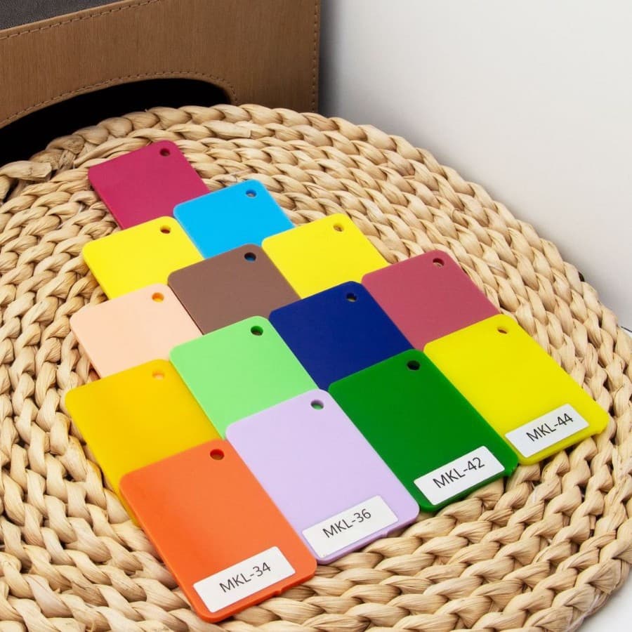 Custom Solid Color Opaque Macaron Series Acrylic Sheets (Red/Orange/Yellow/Green/Blue/Purple)