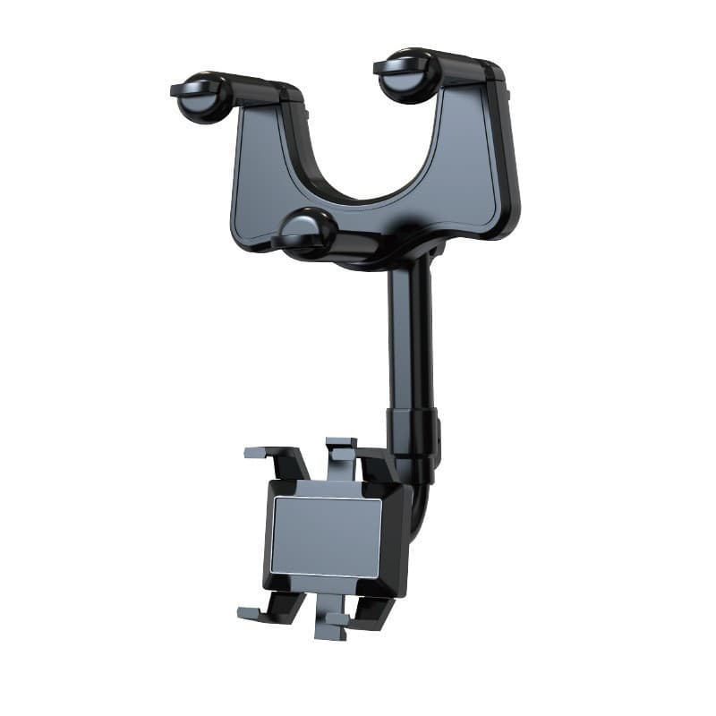 Car Rearview Mirror Phone Holder, Universal Navigation Clip-On Extended Version for Dash Cam Mount