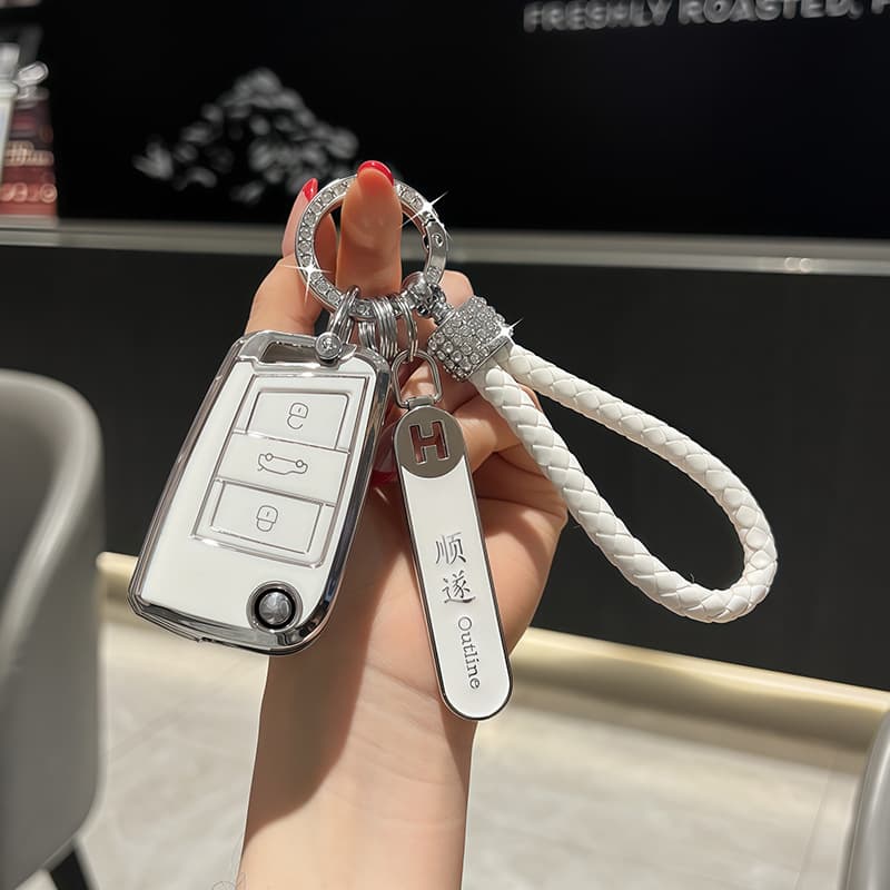 Volkswagen Key Case for Sagitar Magotan Bora Polo Lamando Tayron T-Roc Lavida Tharu Tiguan Passat CC Keychain