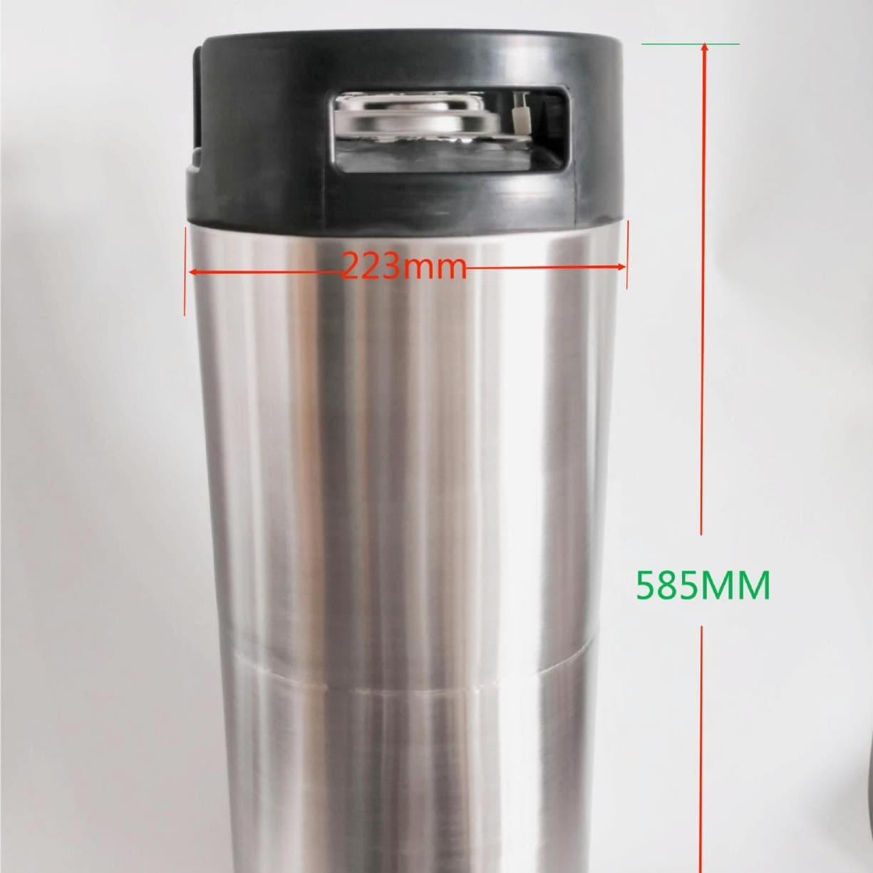 Ningbo Factory 304 Stainless Steel Pepsi Syrup Barrel Ball Lock Stainless Steel Round Barrel