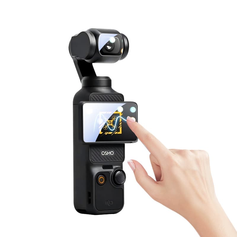 In Stock DJI Pocket 4/3 Tempered Film Accessories Pocket Camera Screen Protector Film for Screen and Lens
