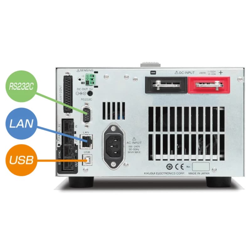 Kikusui Multi-Function DC Electronic Load Device PLZ-5W/5WZ Series