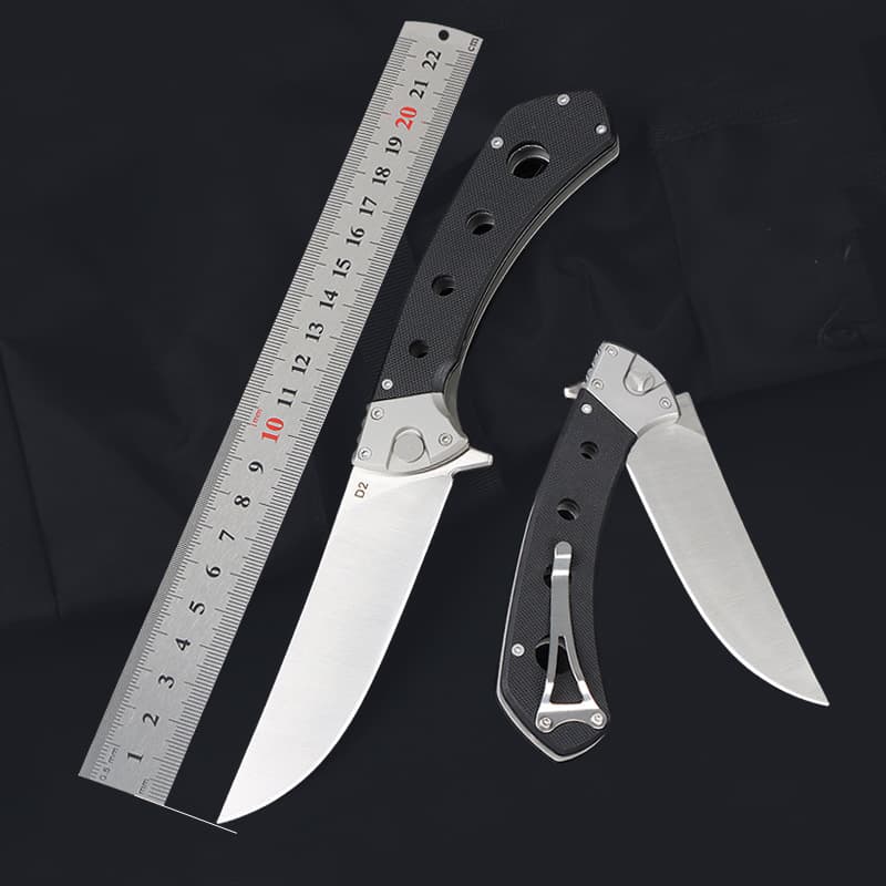 Export D2 Steel Folding Knife Outdoor Knife Camping Survival Folding Knife Stainless Steel Multi-Function G10 Knife Survival Knife