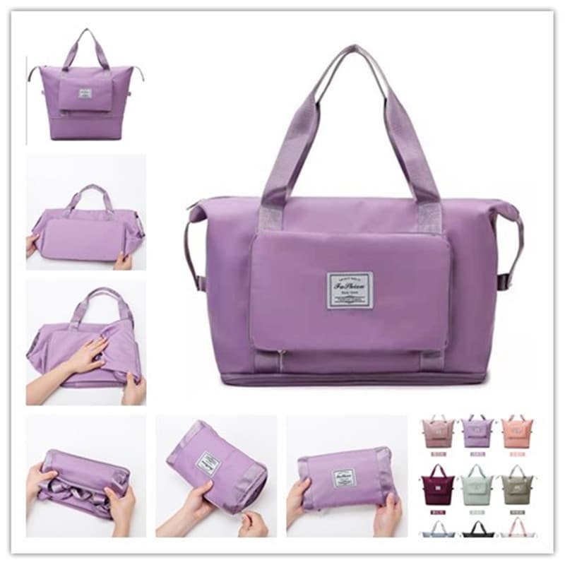 Portable Folding Travel Bag Fitness Yoga Bag Short Trip Dry Wet Separation Sports Equipment Bag Luggage Bag Carry on Bag