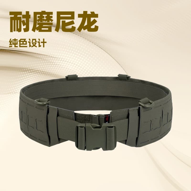 Multifunctional nylon girdle outdoor CS field belt tactical training PLAS mounting belt protective nylon belt