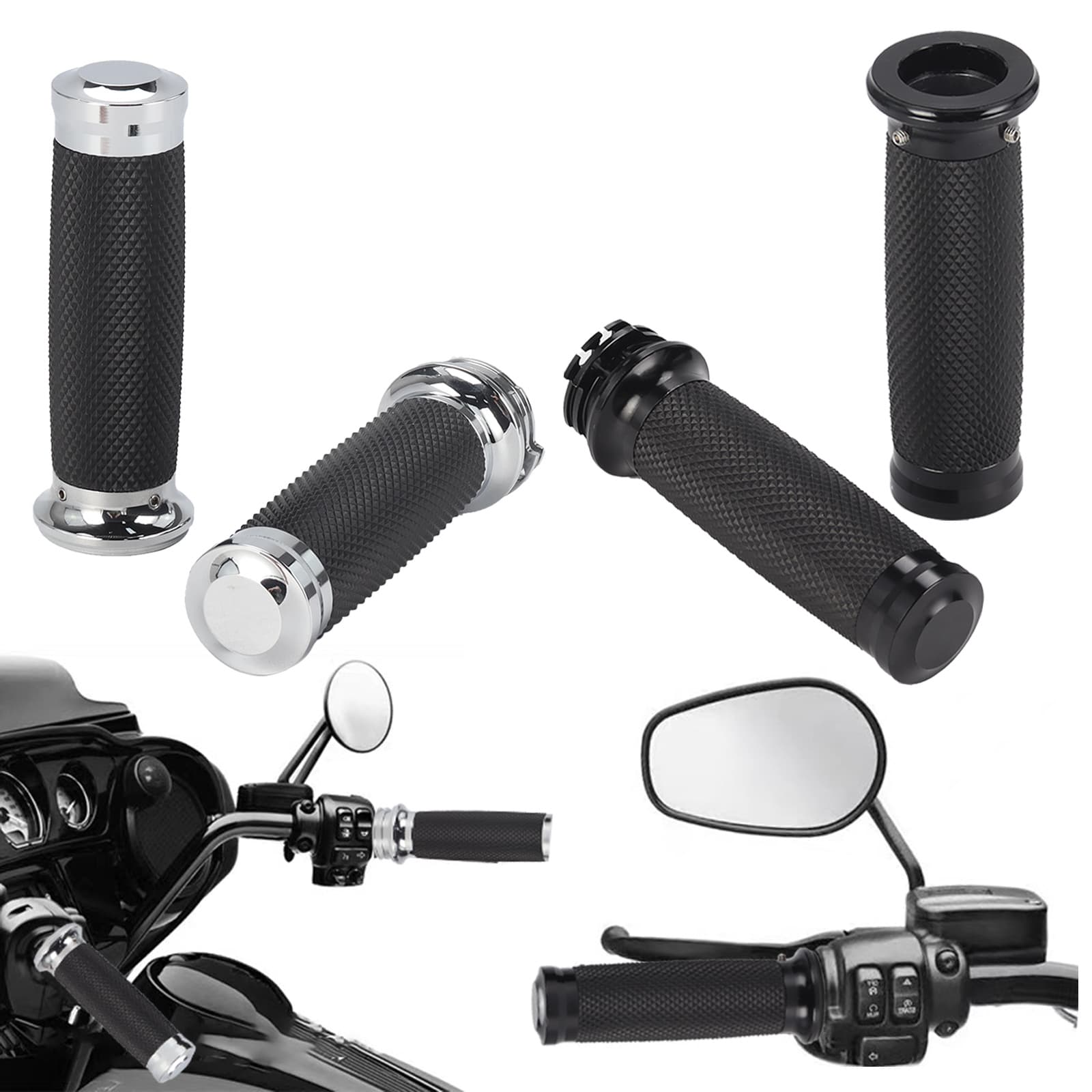 Motorcycle retro RSD handlebar cover suitable for Harley motorcycle handlebar glue modified 25mm universal handlebar cover