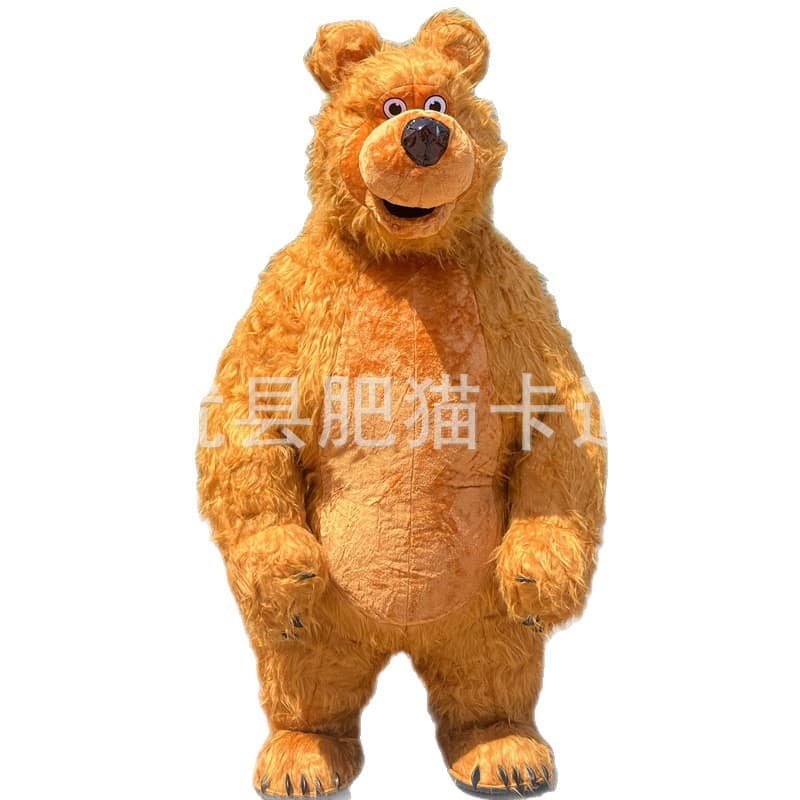Inflatable Panda Costume Mario Polar Bear Plush Suit Adult Stitch Martha Bear Mascot Costume