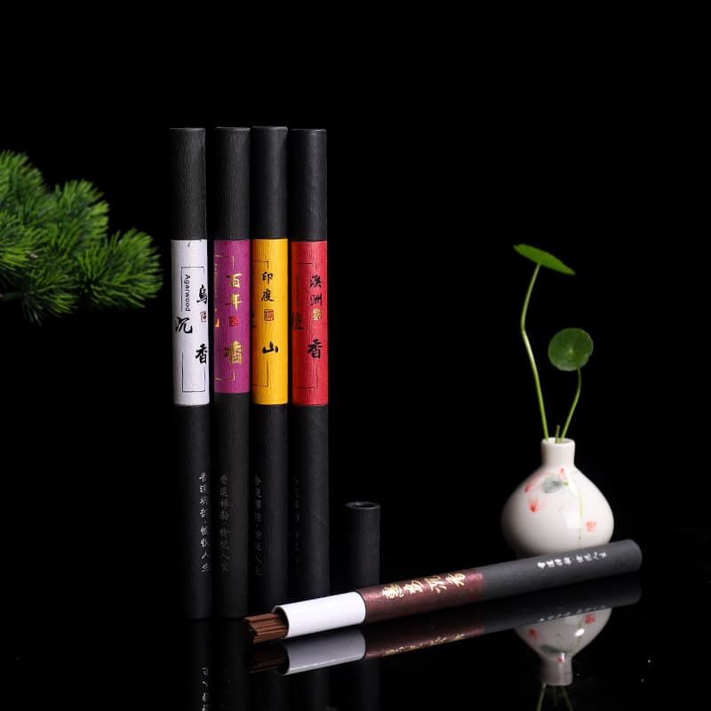 Agarwood incense Tibetan incense natural sandalwood household incense for incense Buddhist incense indoor long-lasting aromatherapy fresh fragrance type