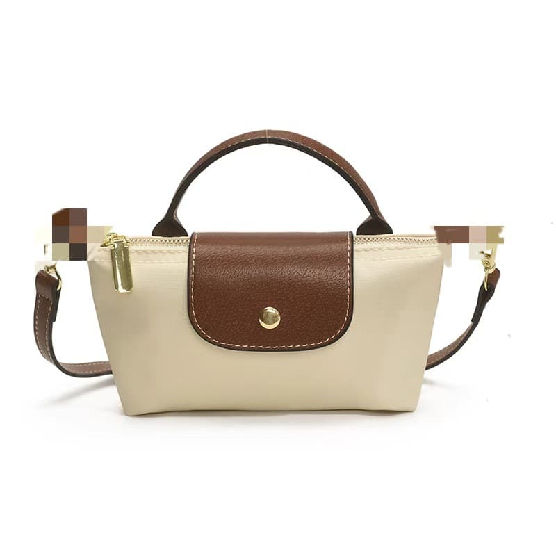 Vintage Fashion Versatile Crossbody Bag 2025 Spring Summer Shoulder Handbag Premium Nylon Dumpling Bag Light Luxury