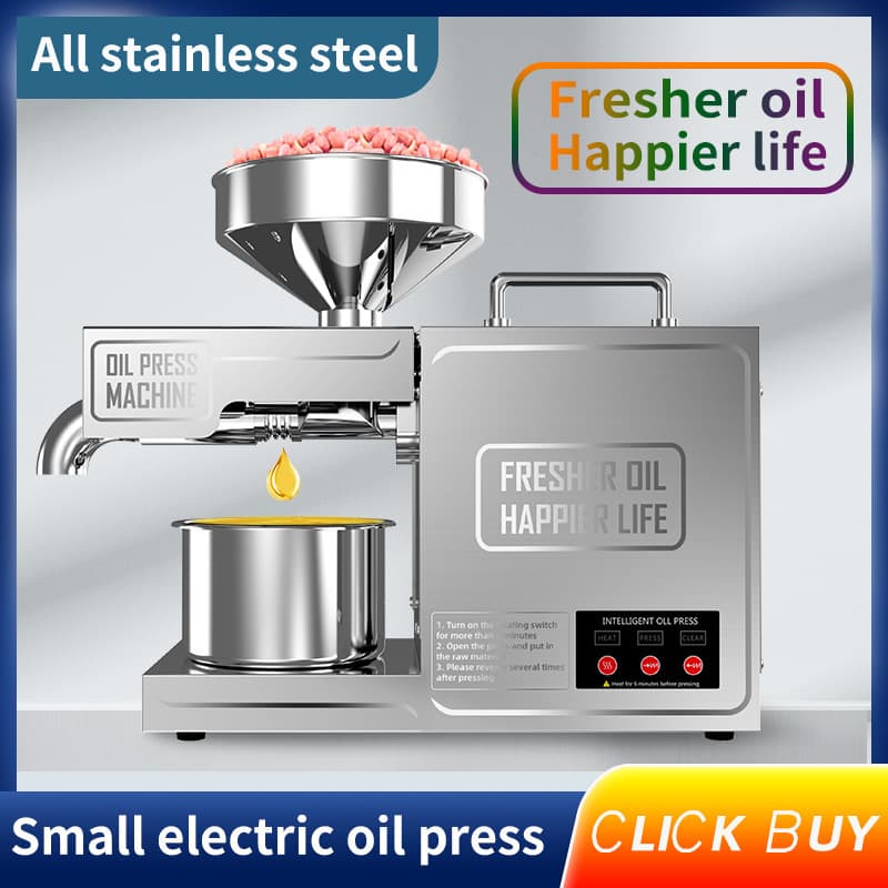 B03 Household Oil Press Small Stainless Steel Kitchen Appliance Export Wholesale Cross-border Drop Shipping