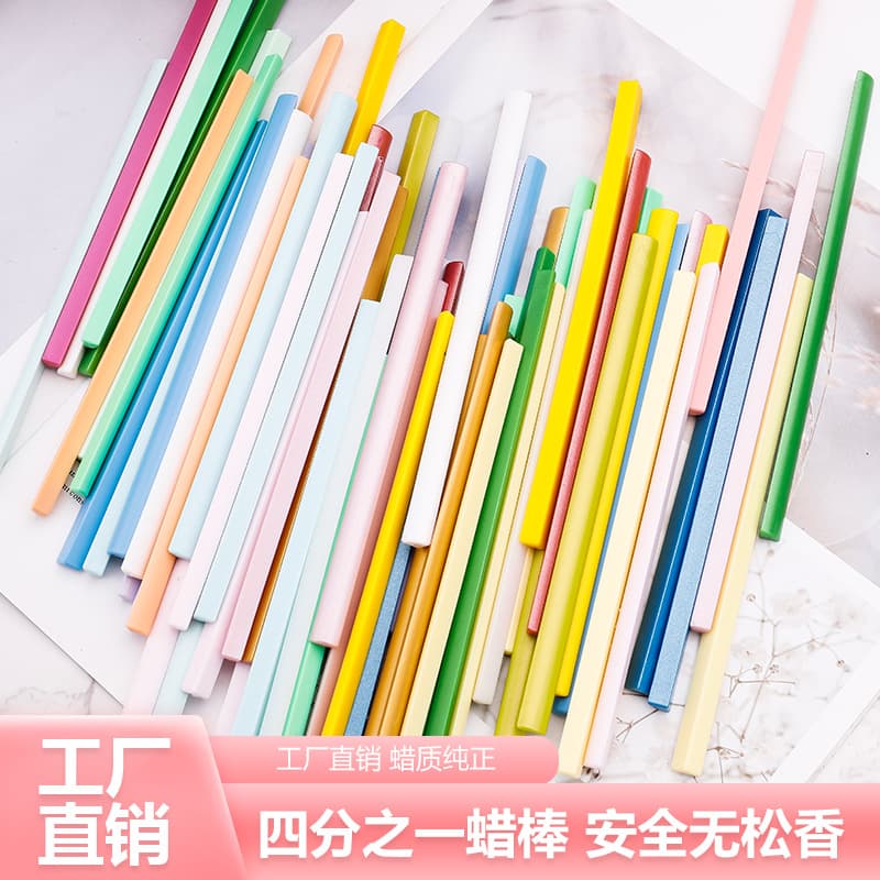 Dunhu New Product Manufacturer Wholesale Moshang Fire Paint Wax Stick Cylindrical Wax Strip Envelope Wedding Invitation Sealing Wax Label Fire Paint Seal