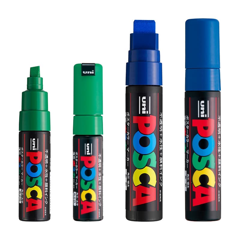 Japan uni Mitsubishi POSCA acrylic marker, water-based acrylic paint pen for graffiti